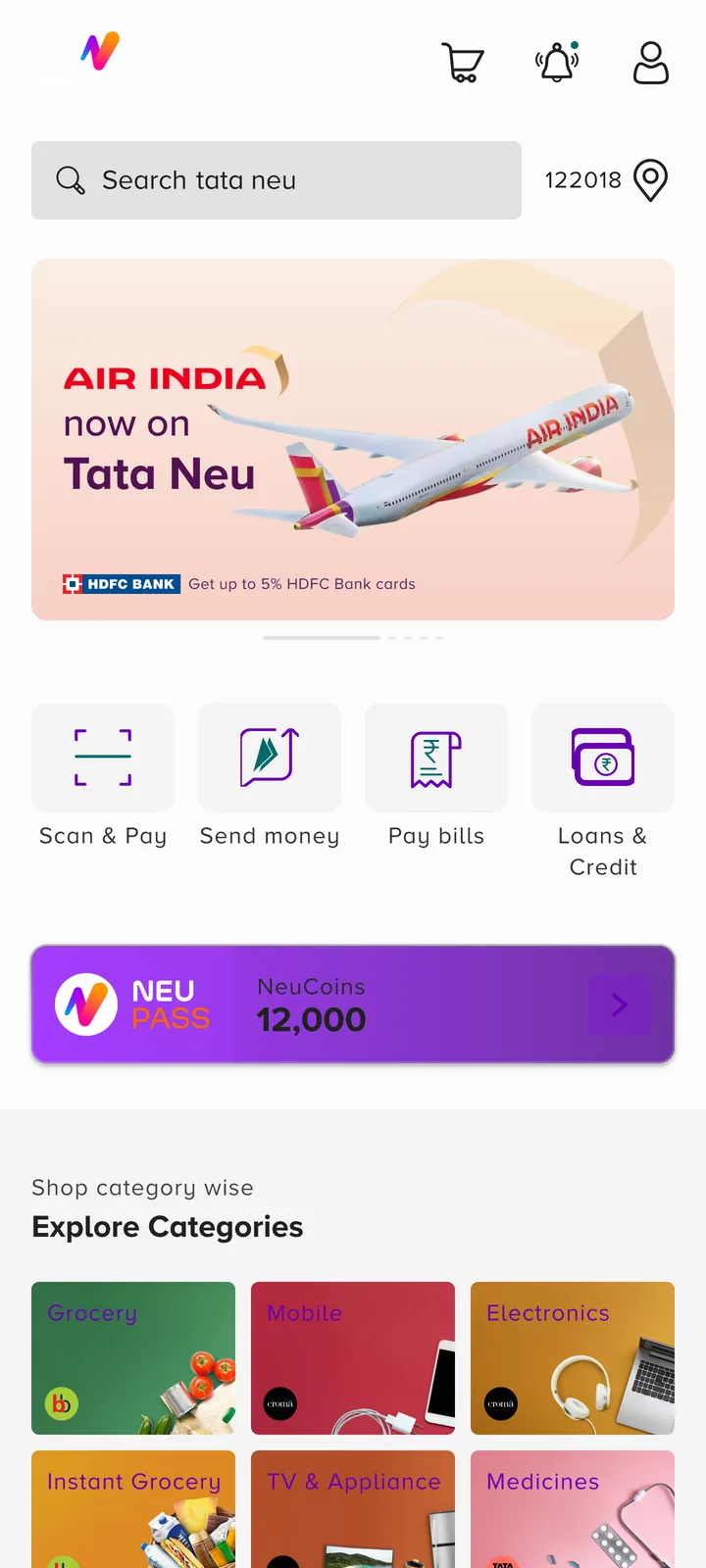 The same 2023 homepage with every style switched to light: the logo has vanished and the category labels are purple.